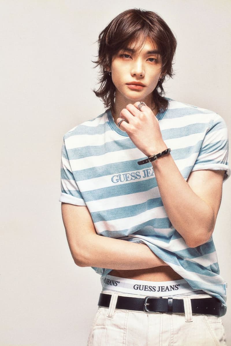 Stray Kids, Hyunjin, GUESS, GUESS JEANS, Denim, Campaigns, K-Pop, Idols, K-Pop Idols, Boy Bands, Fashion