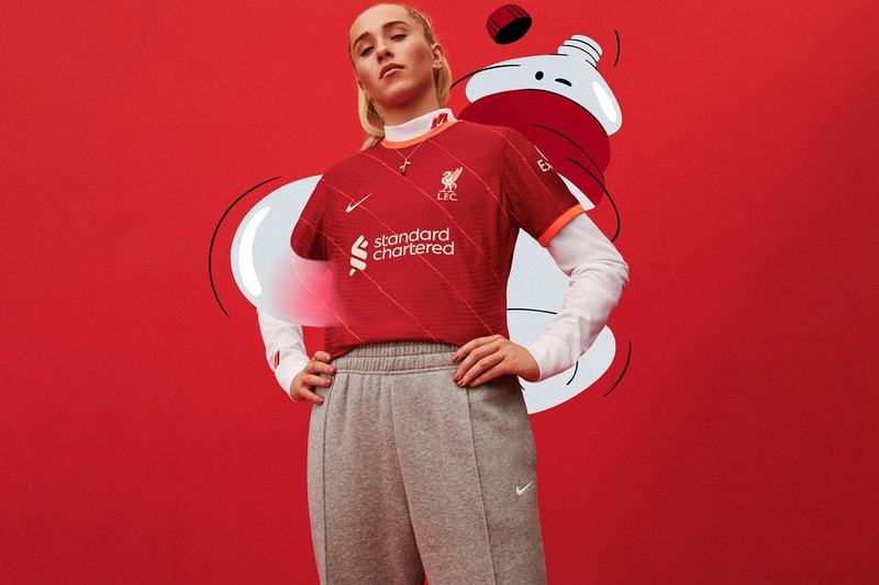 Liverpool Menampilkan Jersey Home 2021/22 Mereka Bersama Nike