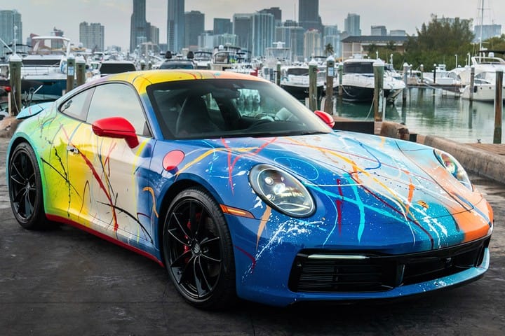 Rich B. Caliente Lelang Porsche 911 yang Dicat oleh Rick Ross dalam Bentuk NFT