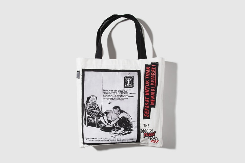 Amenkcoy Menghadirkan Ilustrasinya pada Tote Bag The Goods Dept