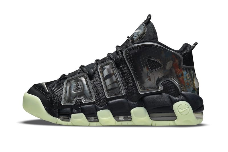 Artwork Utagawa Kuniyoshi Dicetak pada Nike Air More Uptempo Terbaru