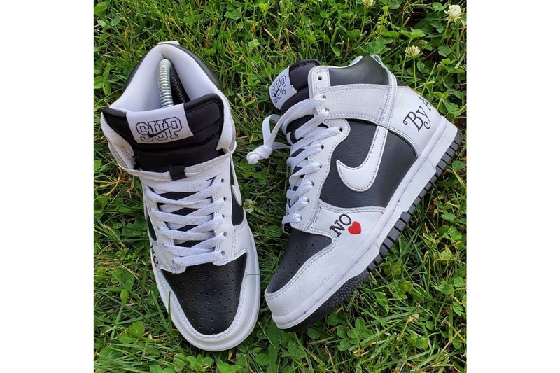 Beredar Foto Sample Supreme x Nike SB Dunk High “By Any Means”