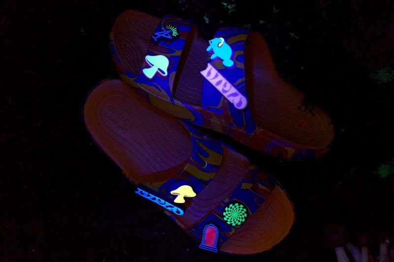 Kolaborasi Diplo dan Crocs Menghadirkan Classic Clog dan Classic Sandal Psychedelic Mushroom