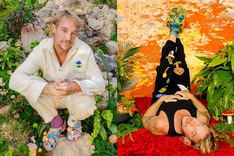 Kolaborasi Diplo dan Crocs Menghadirkan Classic Clog dan Classic Sandal Psychedelic Mushroom