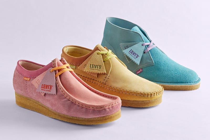 Levi’s Vintage Clothing Memberikan Makeover Warna Pastel pada Siluet Clarks Originals