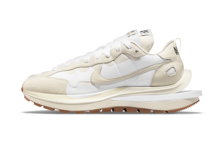 Cek Official Look dari sacai x Nike VaporWaffle "White/Sail"