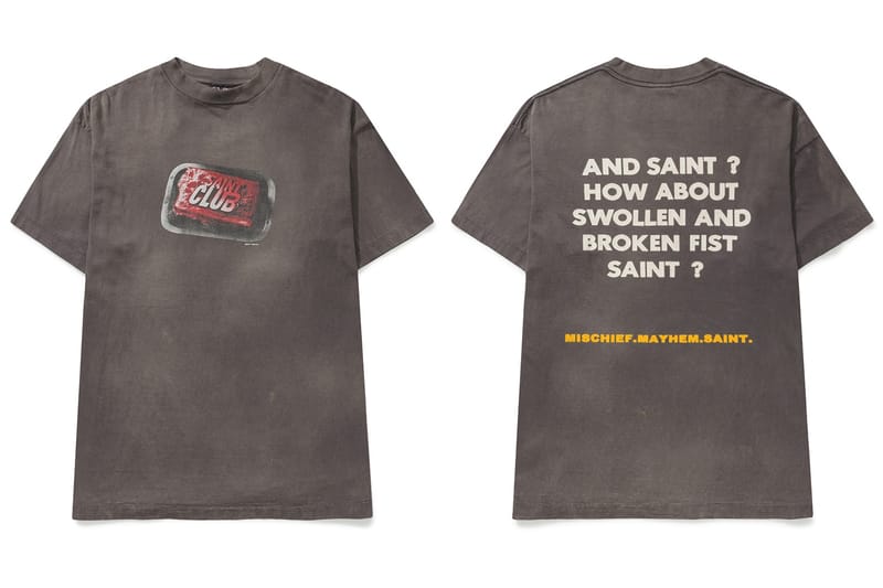 ©️ SAINT M ×××××× Rilis T-Shirt Eksklusif Terinspirasi dari "Fight Club"