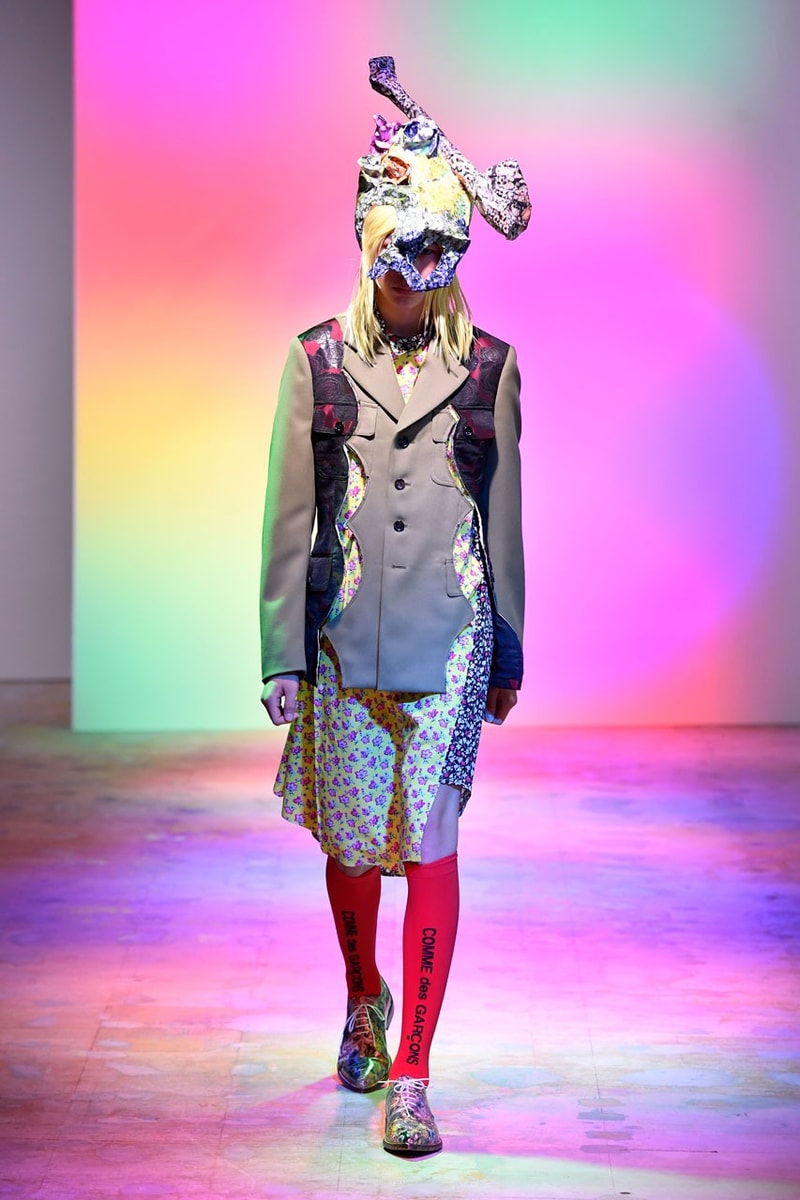 COMME des GARÇONS Homme Plus Berbunga-Bunga dalam Koleksi Spring/Summer 2022