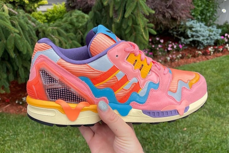 Kolaborasi Bad Bunny dan adidas ZX 8000 Terinspirasi Es Krim Sherbet