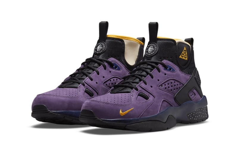 purple gold basketball shoes