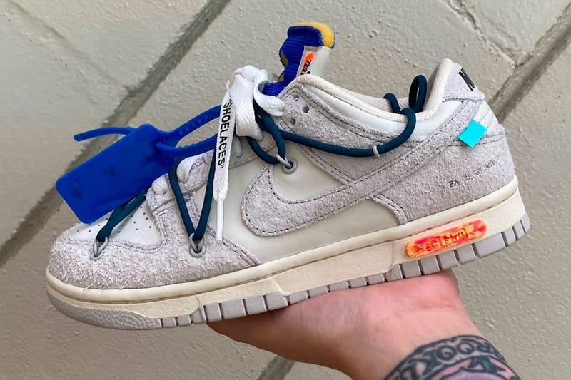 off white nike dunk release