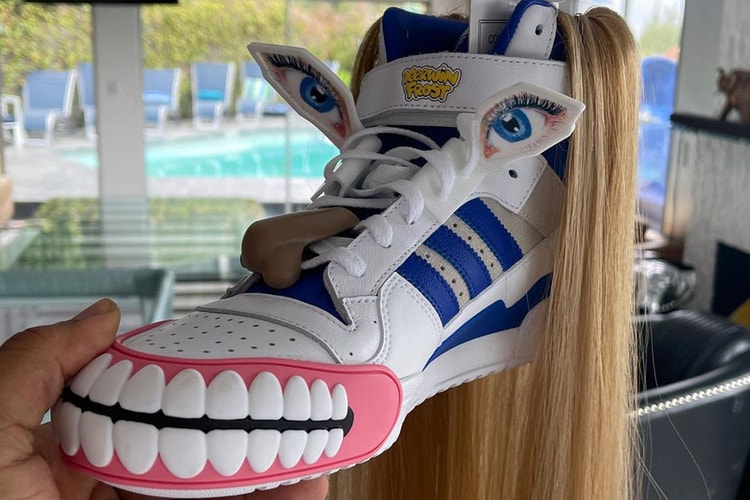 Berikut First Look Sneaker Eksentrik Kerwin Frost x adidas Forum High