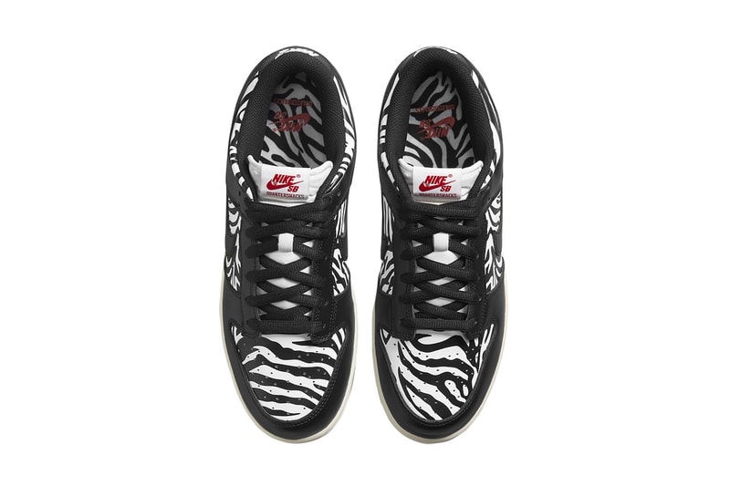 Quartersnacks Rilis Kolaborasi Nike SB Dunk Low dengan Motif Zebra