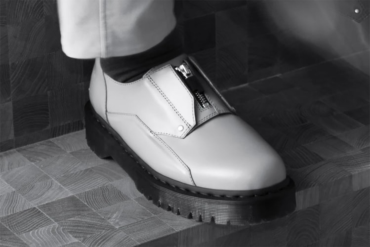 Sentuhan Arsitektural pada A-COLD-WALL* x Dr. Martens 1461 “Graphite"