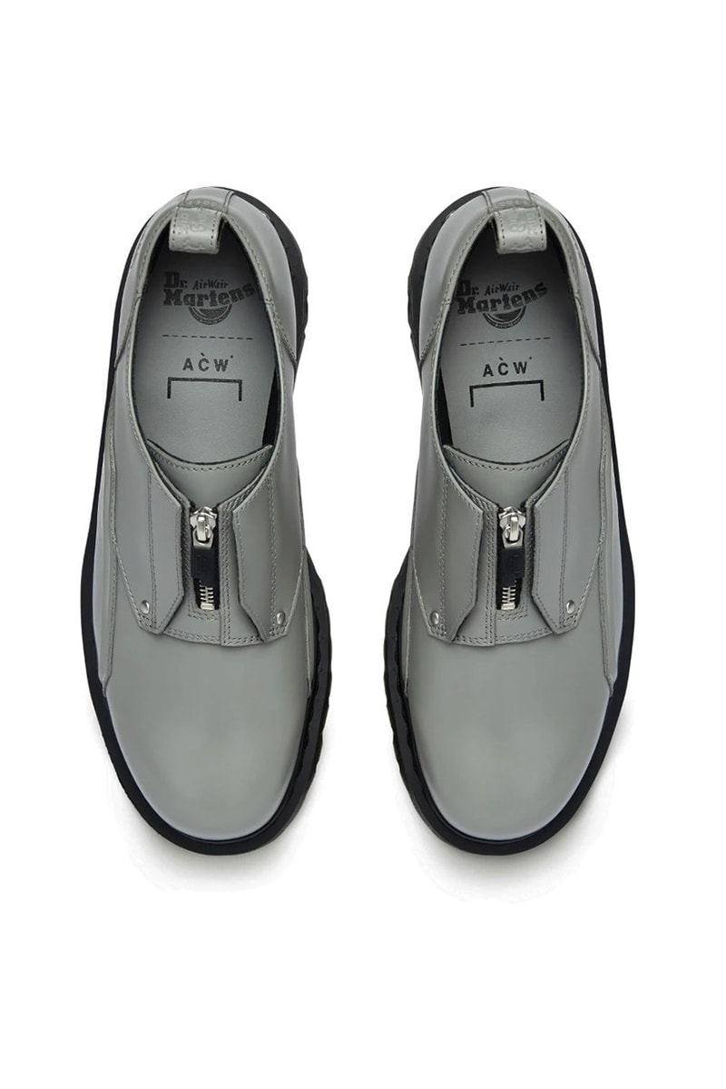 Sentuhan Arsitektural pada  A-COLD-WALL* x Dr. Martens 1461 “Graphite"