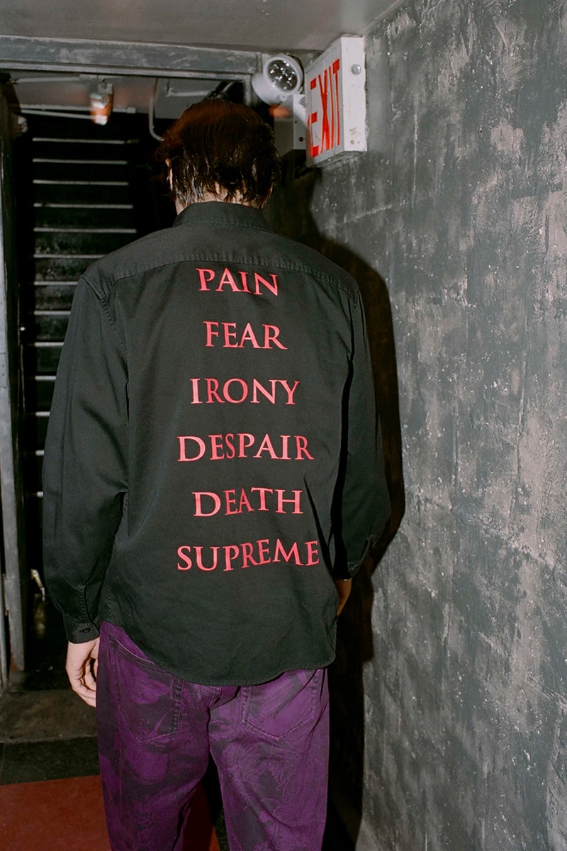 Supreme Luncurkan Koleksi dengan Original Artwork dari The Crow