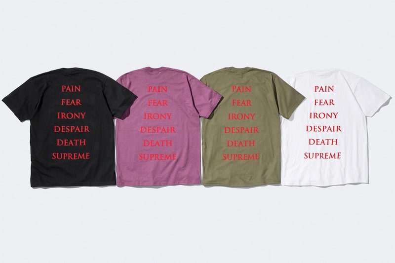 Supreme Luncurkan Koleksi dengan Original Artwork dari The Crow