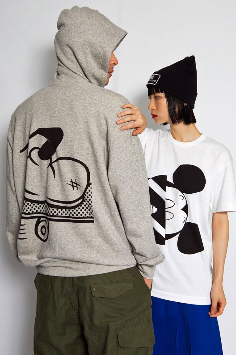 Disney dan COMME des GARÇONS Merilis Capsule Collection Mickey Mouse
