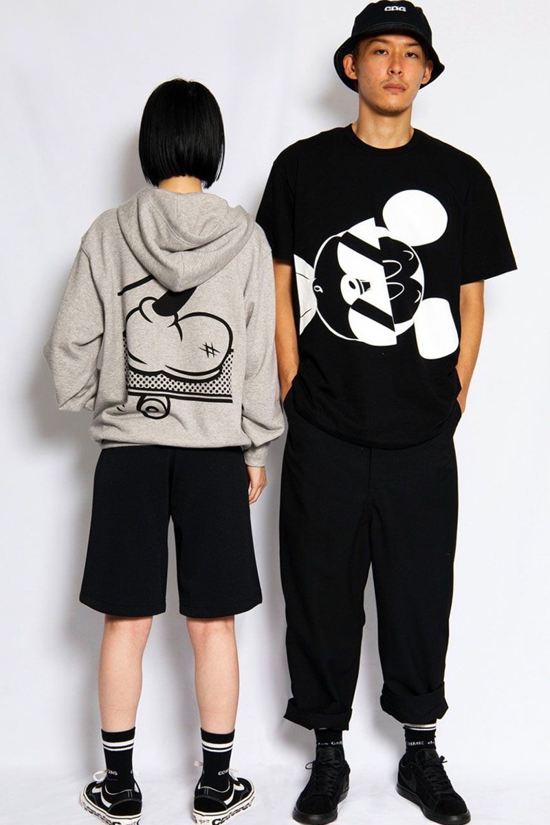 Disney dan COMME des GARÇONS Merilis Capsule Collection Mickey Mouse