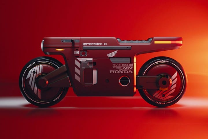 Seorang 3D Artist Bikin Konsep dari Versi XL Honda Minicompo