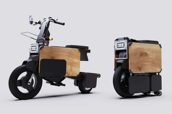 Sepeda Motor Buatan Jepang Ini Bisa Dilipat jadi Berukuran Kecil
