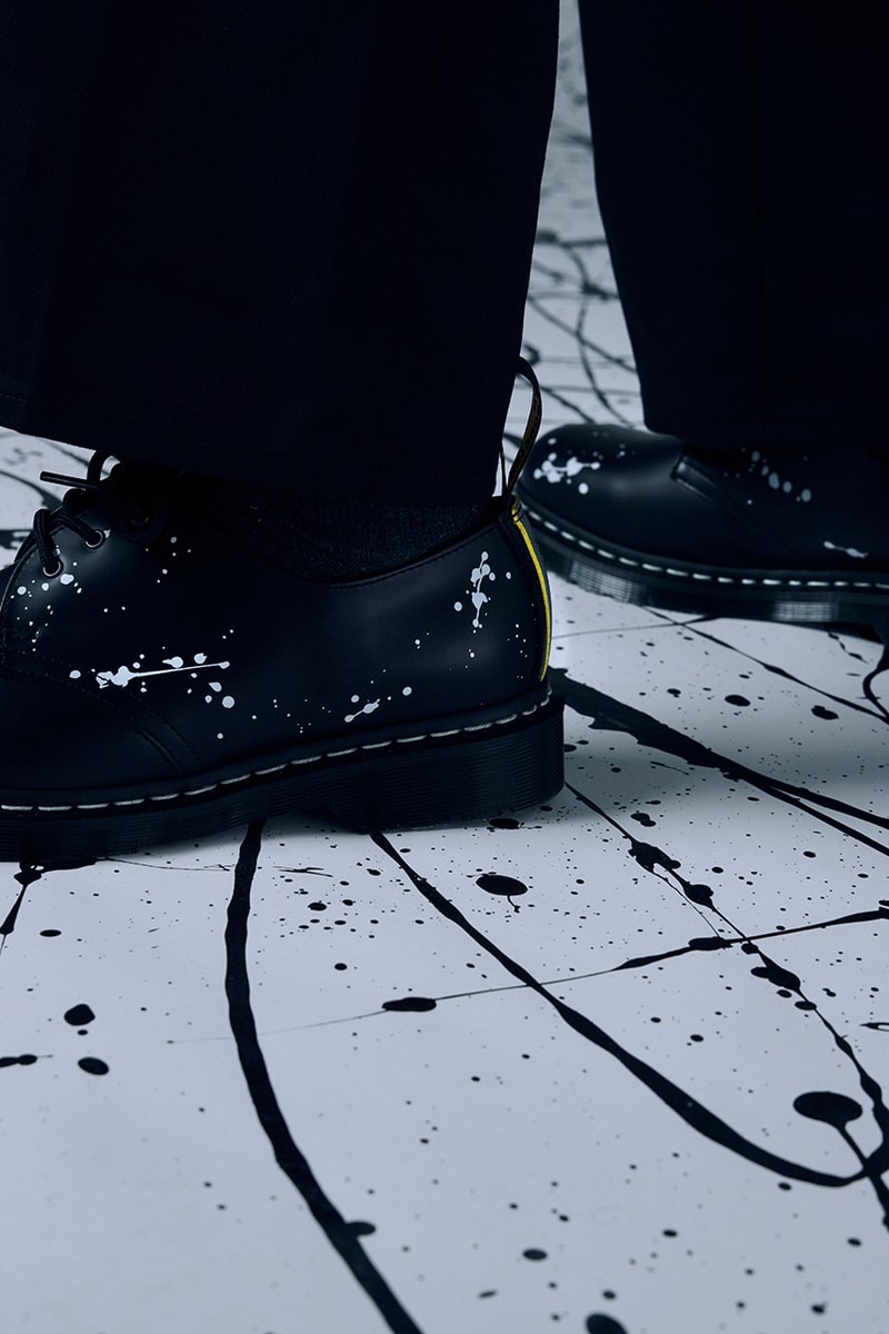NEIGHBORHOOD Hadirkan Efek Percikan Cat ke Dalam Dua Boots Dr. Martens