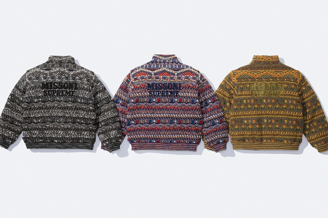 Supreme dan Missoni Rilis Koleksi Knitwear Fall 2021