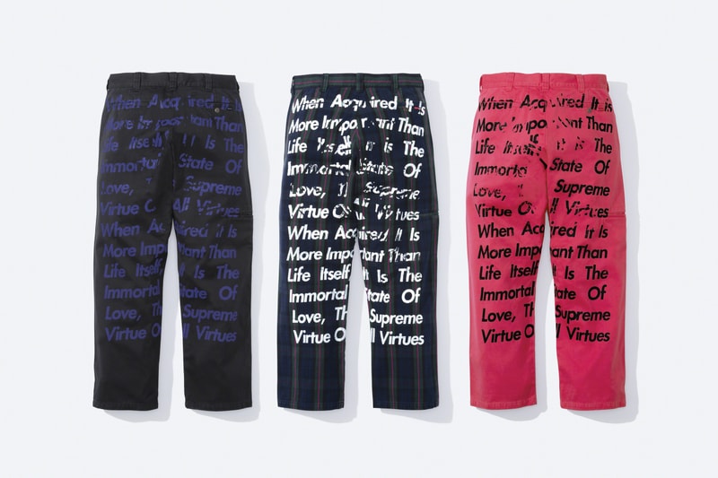 Supreme x JUNYA WATANABE COMME des GARÇONS MAN Fall 2021 Collaboration