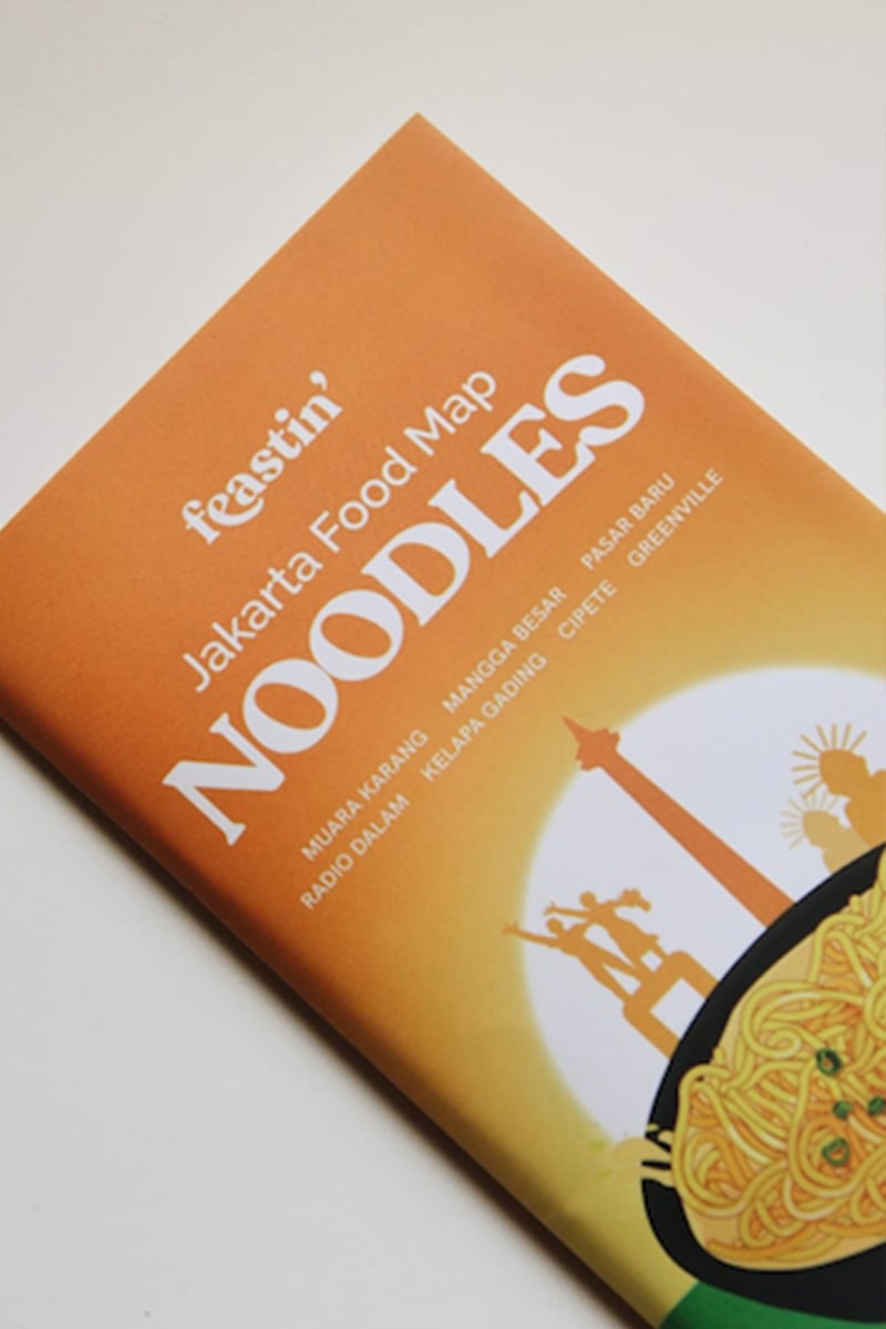Feastin' Terbitkan Peta Mie Pertama di Jakarta, 'Jakarta Noodles Map'