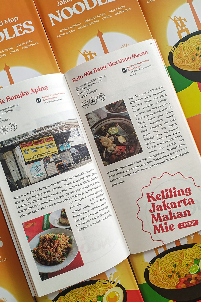 Feastin' Terbitkan Peta Mie Pertama di Jakarta, 'Jakarta Noodles Map'