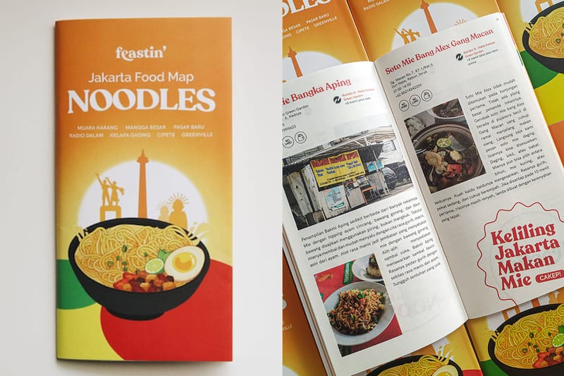 Feastin' Terbitkan Peta Mie Pertama di Jakarta, 'Jakarta Noodles Map'
