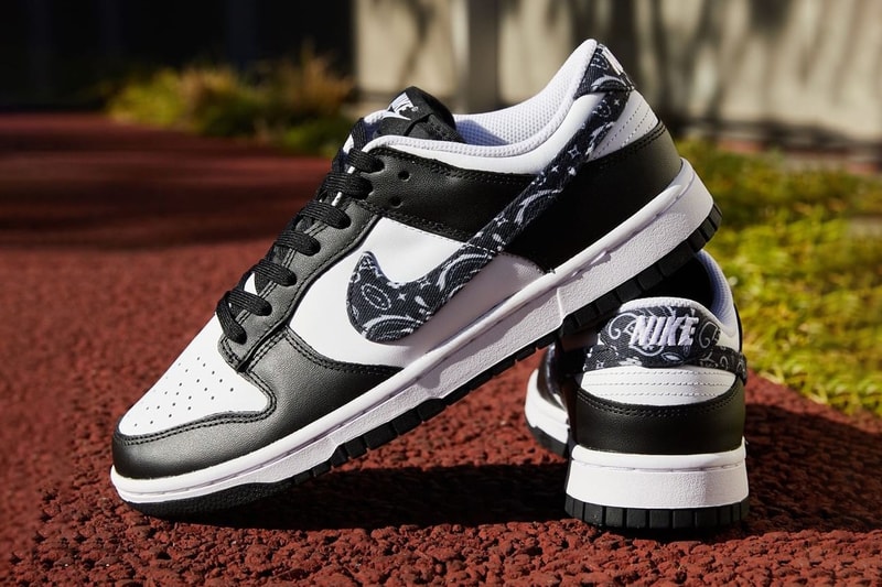 Nike Rilis Dunk Low “Paisley” dengan Motif Paisley Monokrom
