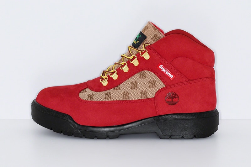 Supreme x Timberland Winter 2021 MLB/New York Yankees Collaboration
