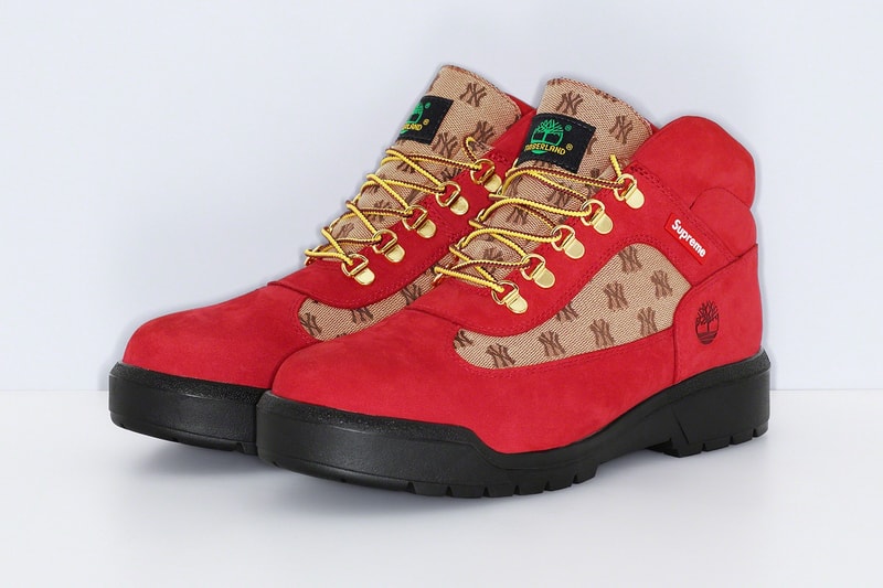 Supreme x Timberland Winter 2021 MLB/New York Yankees Collaboration
