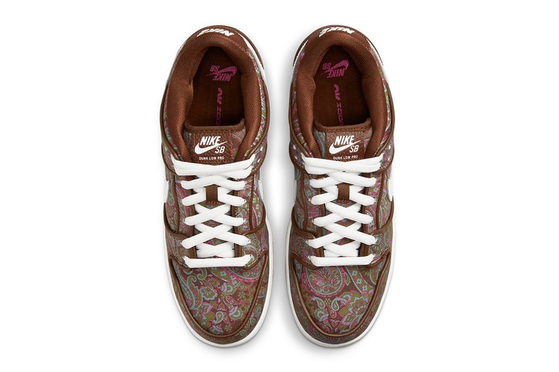Berikut Official Look dari Sneakers Nike SB Dunk Low PRM "Paisley"
