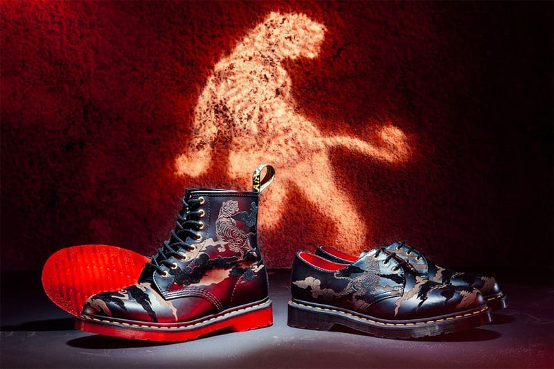 Dr. Martens Rilis Sneak Peak Boots 1460 Dan 1461 "Year of the Tiger"