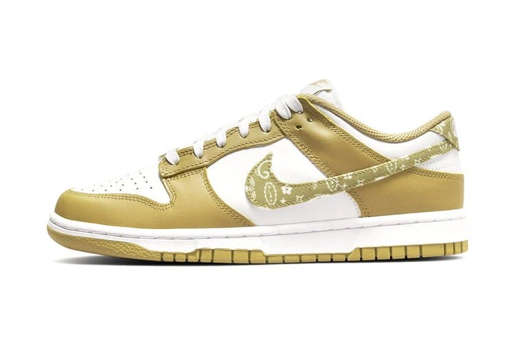 Cek Rilisan SB Dunk Paisley Perdana Nike di 2022, "Orange" dan "Barley"