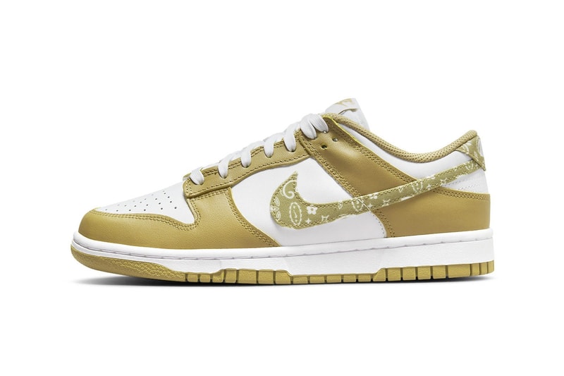 Cek Rilisan SB Dunk Paisley Perdana Nike di 2022, "Orange" dan "Barley"