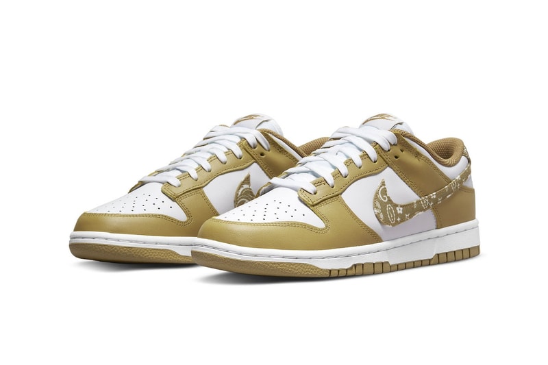 Cek Rilisan SB Dunk Paisley Perdana Nike di 2022, "Orange" dan "Barley"