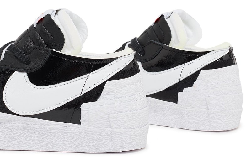 Berikut Sneak Peek Nike x sacai Blazer Low "Black/White"