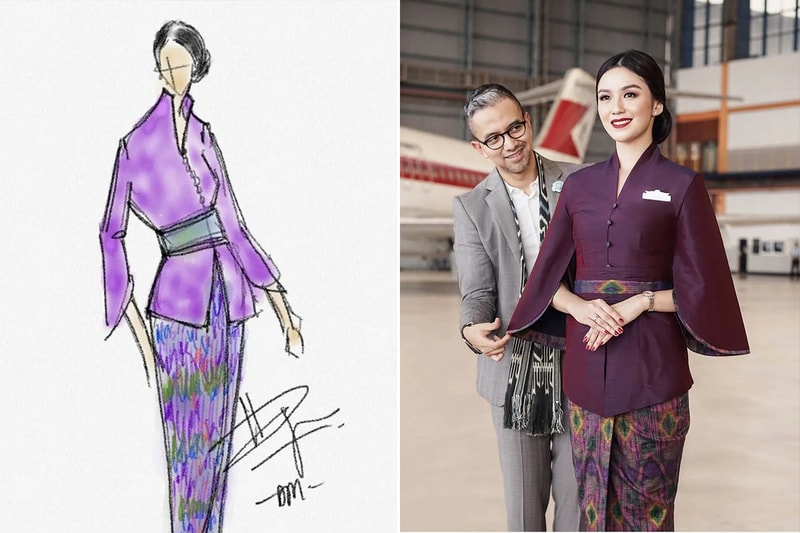Berikut Seragam Baru Garuda Indonesia Rancangan Didiet Maulana
