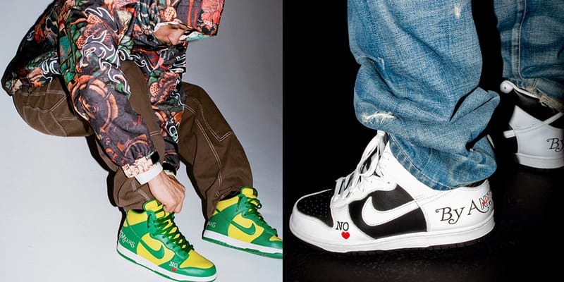 nike dunk high x supreme