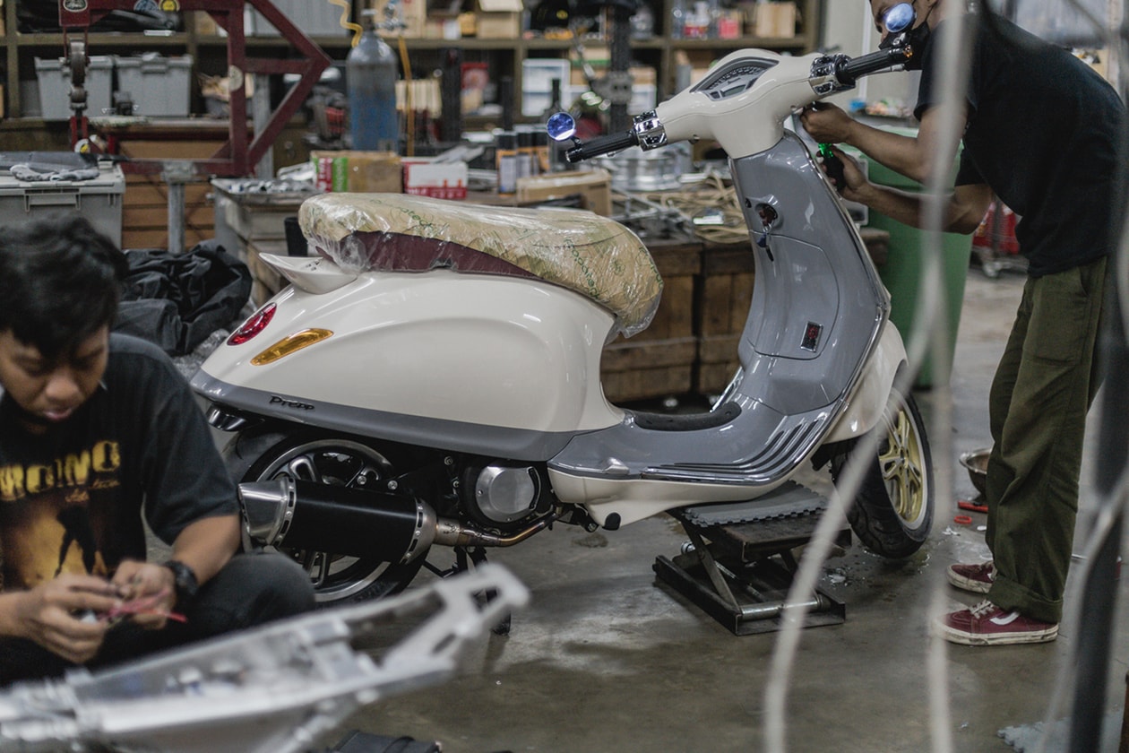 Thrive Motorcycle x Prepp Studio Merilis Vespa Custom Edisi Spesial