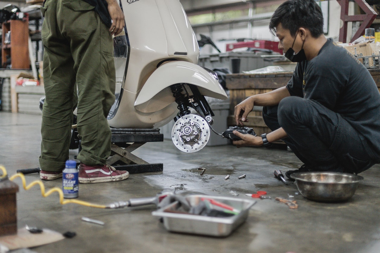Thrive Motorcycle x Prepp Studio Merilis Vespa Custom Edisi Spesial