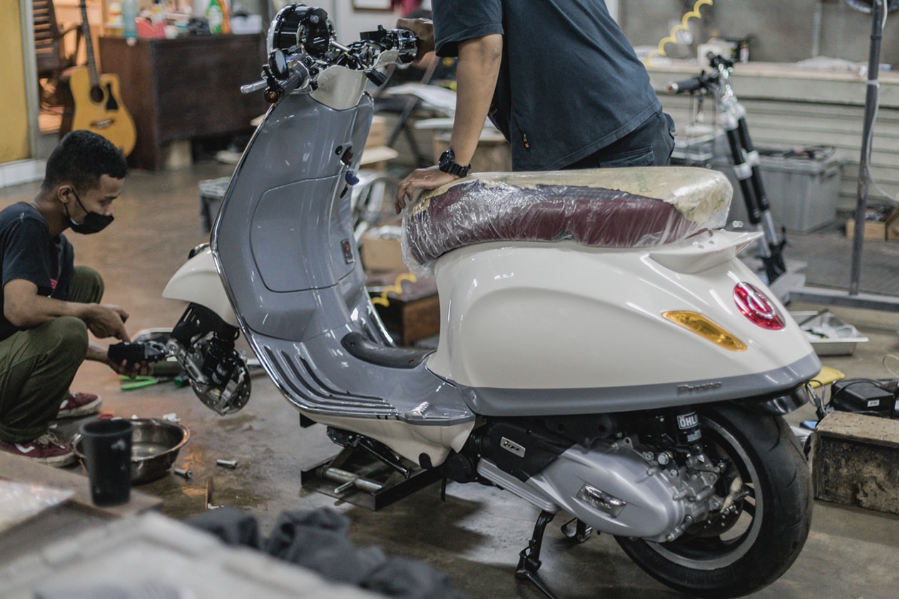 Thrive Motorcycle x Prepp Studio Merilis Vespa Custom Edisi Spesial