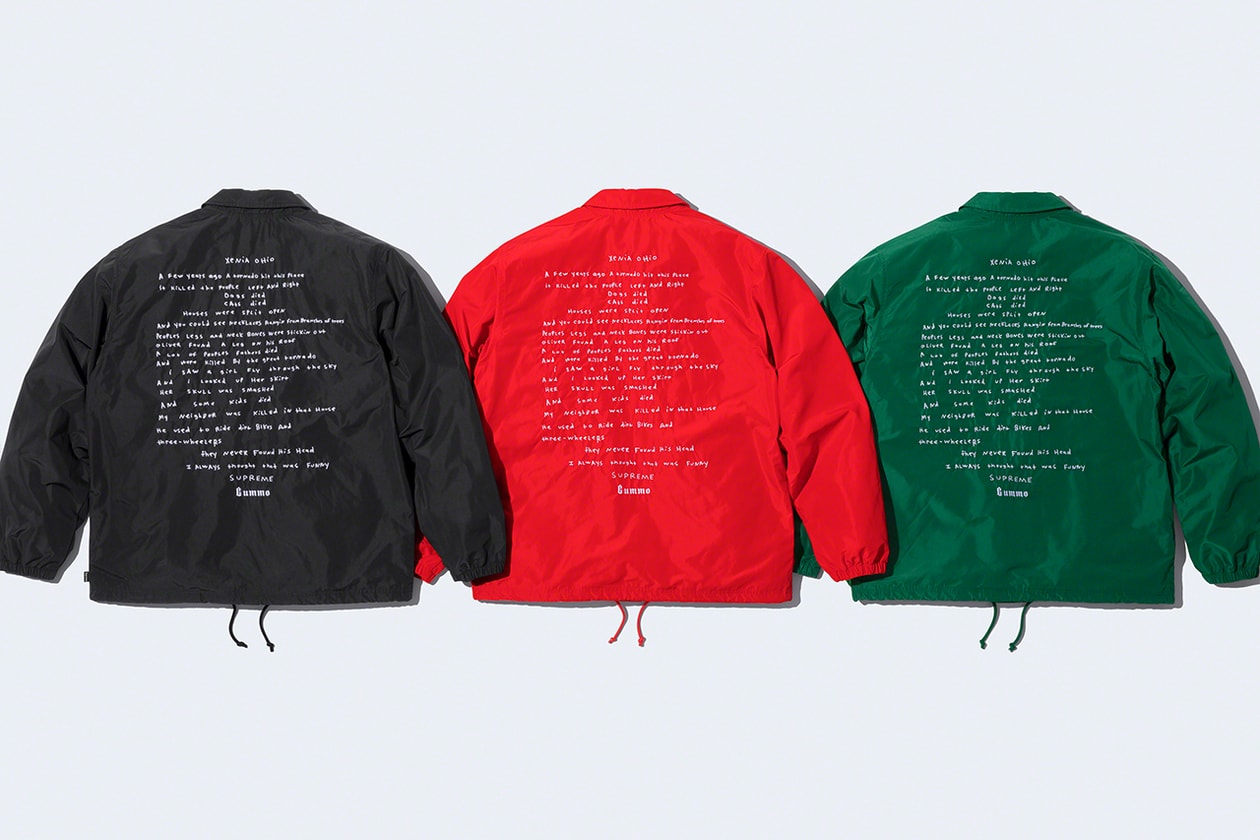 'Gummo' x Supreme Spring 2022 Collaboration