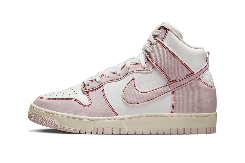 First Look Nike Dunk High 1985 "Pink Denim"