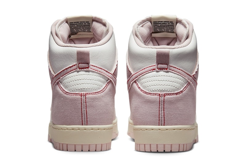 First Look Nike Dunk High 1985 "Pink Denim"