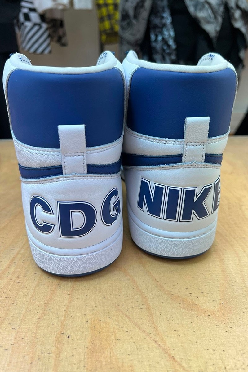 Berikut First Look dari COMME des GARÇONS Homme Plus x Nike Terminator High