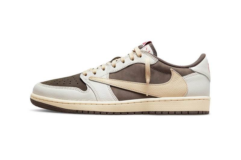 Official Look Travis Scott x Air Jordan 1 Low “Reverse Mocha"